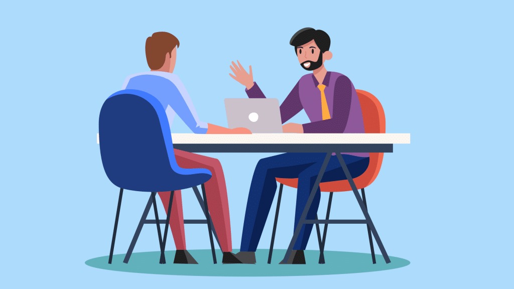 Business consultation meeting